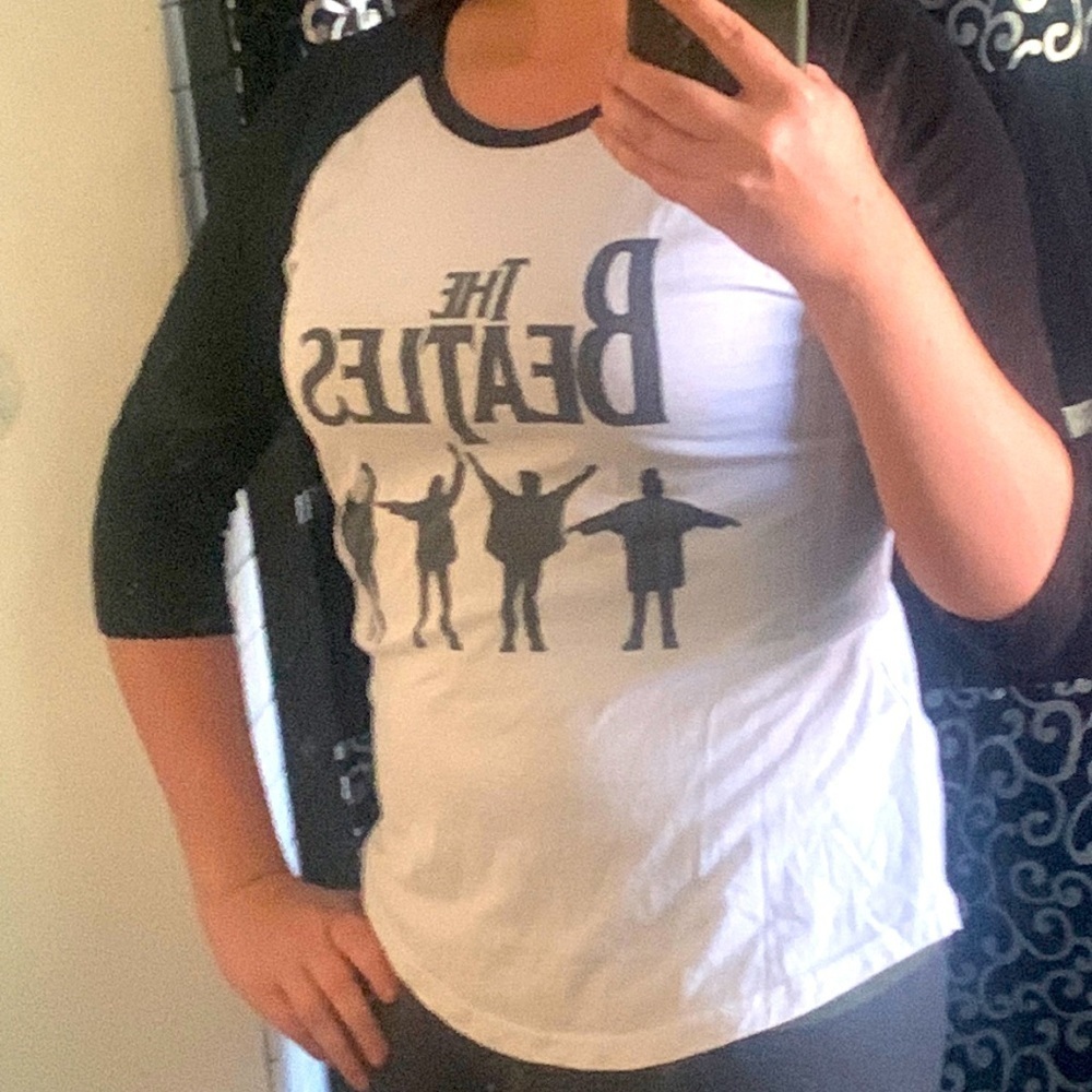 The Beatles half sleeve T-shirt . Petite XL size. - Picture 5 of 5